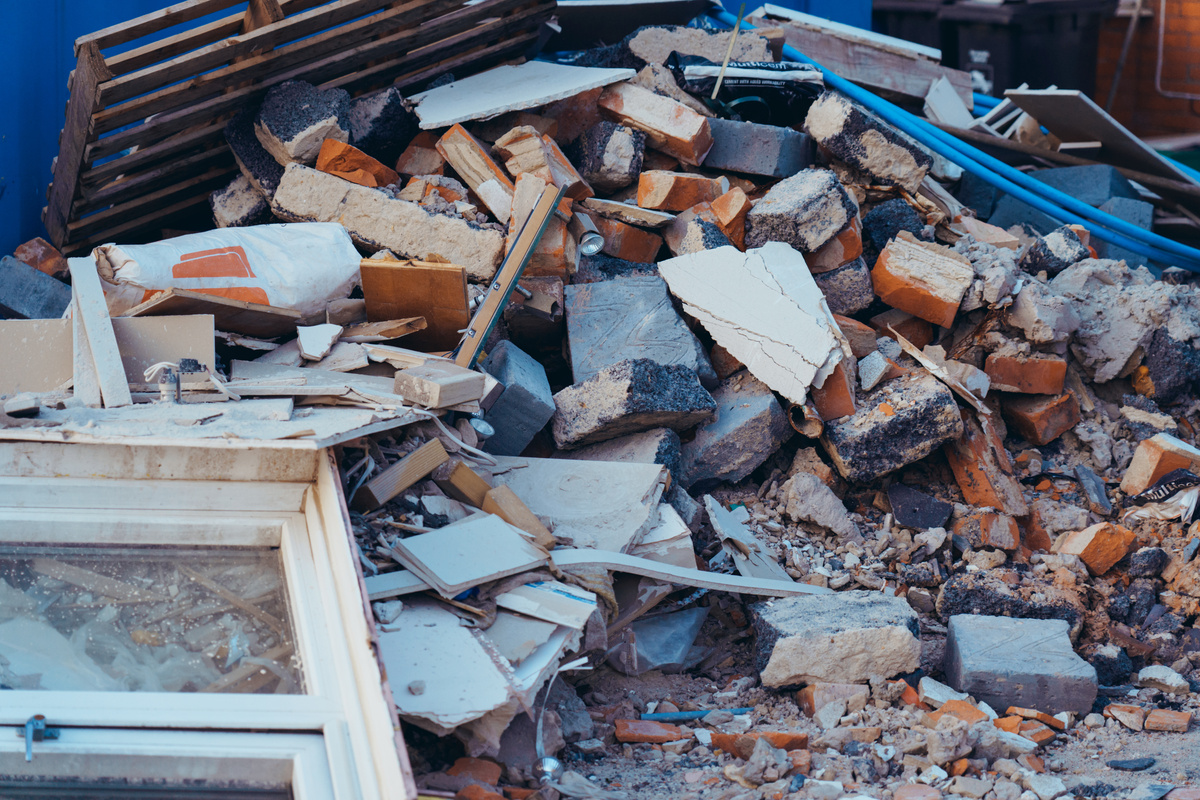 Pile of Construction Waste